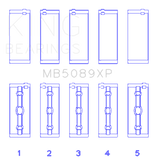 King Engine Bearings Toyota 1RZ/2RZ/3RZ Crankshaft Main Bearing Set (Set of 5)