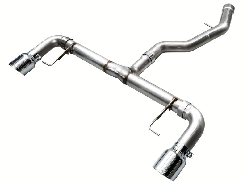 AWE 19-23 BMW 330i / 21-23 BMW 430i Base G2X Track Edition Axle Back  Exhaust - Chrome Silver