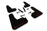 Rally Armor 22-25 Kia EV6 Black UR Mud Flap Red Logo