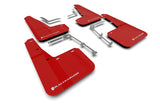 Rally Armor 20-25 Toyota GR Yaris Red Mud Flap w/White Logo
