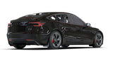 Rally Armor 24-25 Tesla Model 3 Highland Black UR Mud Flap Metallic Black Logo