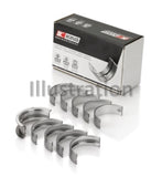 King 91-04 Nissan 146CI/2.4L KA24DE L4/89-97 146CI/2.4L KA24E L4  Main Bearing Set - Size +0.25mm