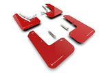 Rally Armor 22-25 VW MK8 Golf GTI/R Red UR Mud Flap w/White Logo