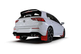 Rally Armor 22-25 VW MK8 Golf GTI/R Red UR Mud Flap w/White Logo