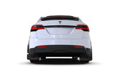 Rally Armor 22-26 Tesla Model X Black UR Mud Flap - Metallic Black Logo