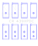 King Engine Bearings Honda 4 B18A1/B18B1 Connecting Rod Bearing Set - Size STD