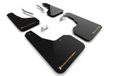 Rally Armor 22-24 Subaru Forester & Wilderness Black UR Mud Flap w/Wild Orange Logo
