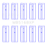 King Engine Bearings Honda H22 50mm Journal Crankshaft Main Bearing Set - Size STDX