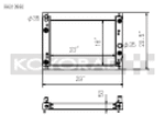 Koyo 05-13 Chevrolet Corvette C6 Racing Radiator
