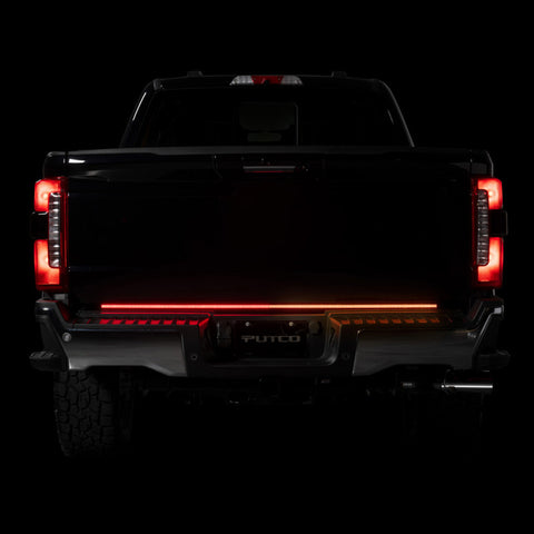 Putco 23-24 Ford SuperDuty F-250/F-350/F-450 60In Freedom Blade Tailgate Bars w/ Halogen Taillamps