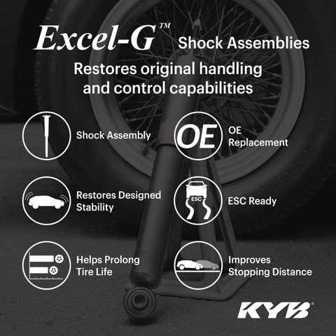 KYB 14-18 Mazda 3 Excel-G Shock Assembly - Rear