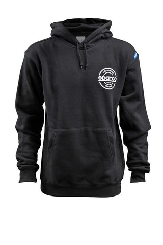 Sparco Sweatshirt Hooded S-Seal Blk Lrg