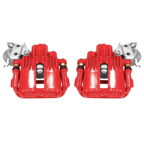 Power Stop 93-97 Chevrolet Camaro Rear Red Calipers w/Brackets - Pair