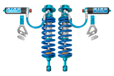 King Shocks 2022+ Toyota Tundra  Front 2.5 Dia w/ Remote Reservoir Coilover & Adjuster (Pair)