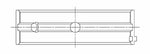 ACL Chevy V8 4.8/5.3/5.7/6.0L Race Series Standard Size Main Bearing Set