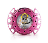 NRG Quick Release Kit - Pink Body/ Pink Heart Cutout Ring
