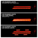 Spyder Apex 22-24 Toyota GR86/BRZ Full LED Tail Lights - Black (ALT-YD-TGR8622-SEQGR-BK)