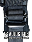PRP 4.2 Harness with Latch / Link Lap Belt- Red
