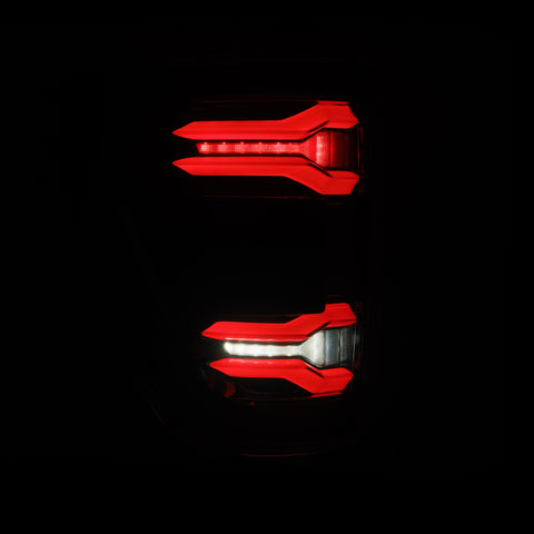 AlphaRex 21-23 Ford F-150 LUXX LED Taillights - Alpha-Black w/ BLIS
