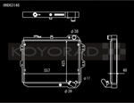 Koyo 83-85  Mazda RX-7 fits 1.1/1.3L MT (Includes GSL-SE Trim)
