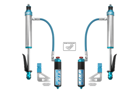 King Shocks 2022+ Toyota Tundra Rear 2.5 Dia Remote Reservoir Coilover & Adjuster (Pair)