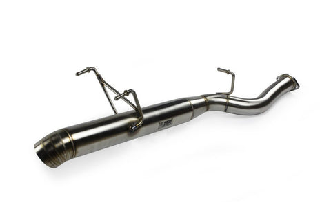 ISR Performance Series II - EP Single Tip Blast Pipe Exhaust - Resonated - 89-94 Nissan 240sx (S13)