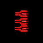 AlphaRex 14-18 GMC Sierra 1500/2500HD/3500HD LUXX-Series LED Tail Lights Alpha-Blk Actv Lgt Seq. Sig