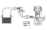 GReddy OIL COOLER KIT W/ FILTER RELOC 13-ROW CIRCUIT SPEC BNR34