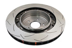 DBA 09+ Nissan GTR R-35 Rear Slotted 5000 Series 2 Piece Rotor Assembled w/ Black Hat