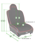 PRP Premier High Back Suspension Seats Kit for 03-06 Jeep Wrangler TJ (Pair) - Gray