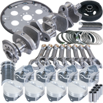 Eagle Chevy 350 2Pc 3.480in Crank 5.700in I-Beam Rods Cast -7cc 4.030in Pistons Balanced Assembly