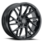 Method Raised MR801 20x10 / 6x5.5 BP / -18mm Offset / 106.25mm Bore - Gloss Black Milled Wheel