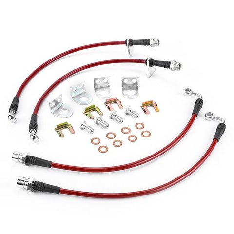 Power Stop 08-14 Cadillac Escalade Front & Rear Stainless Steel Brake Hose Kit