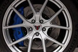 DBA 09-11 Nissan GTR R-35 Front Slotted 5000 Series 2 Piece Rotor Assembled w/ Black Hat