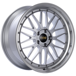 BBS LM 19x11 5x112 ET35 Diamond Silver Center Diamond Cut Lip Wheel - 82mm PFS Required