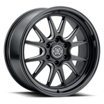 Method Raised MR802 20x9 / 6x5.5 BP / 0mm Offset / 106.25mm Bore - Double Black Milled Wheel