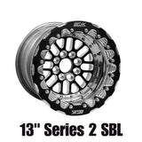 Belak 13x9 / 5in BS / 4x100 BP / High Pad / Series 2 Wheel - Non-Beadlock