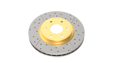 DBA 02-07 Subaru WRX STi 10 Stud Hole Rear Drilled & Slotted Street Series Rotor