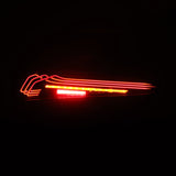 AlphaRex 20-24 Toyota Supra LUXX-Series Laser Style LED Tail Lights Alpha-Black