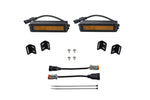 Diode Dynamics 2022 Toyota Tundra SS6 LED Fog Light Kit - Amber Wide