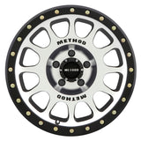 Method MR305 NV 18x9 +25mm Offset 5x150 116.5mm CB Machined/Black Street Loc Wheel