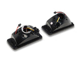 Raxiom 97-06 Jeep Wrangler TJ Axial Series LED Sequential Cornering Lights- Smoked