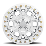 Method MR416 Beadlock 15x7 / 5x4.5 / 55mm Offset / 68.00mm Bore - Machined Clear Coat Wheel