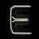 AlphaRex 23-26 Ford F-250 SD NOVA LED Proj Headlights Blk w/Activ Light/Seq Signal/Switchback