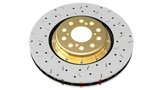 DBA 09-24 Nissan GTR Rear 5000 Series Drilled & Slotted Ring