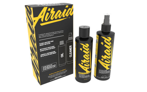 Airaid Renew Kit - 12oz Cleaner / 8oz Squeeze Oil - Yellow
