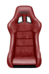 Sparco Seat QRT Performance Leather/Alcantara Red (Must Use Side Mount 600QRT)