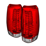 Spyder Chevy Avalanche 07-13 LED Tail Lights Red Clear ALT-YD-CAV07-LED-RC