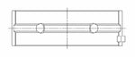 ACL 08+ Mitsubishi 4B11T Evo X 0.025mm Oversized High Performance Main Bearing Set