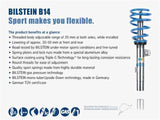 Bilstein B14 2002 Mercedes-Benz C230 Kompressor Front and Rear Suspension Kit